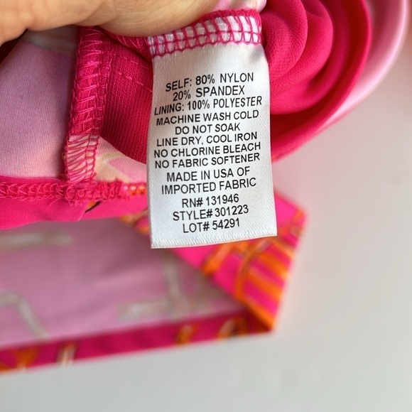 Jude Connally Daniella Top in Ruby Bamboo Lattice Size XS - Picture 7 of 10